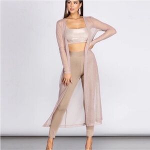Windsor Glittering Sheer Cardigan